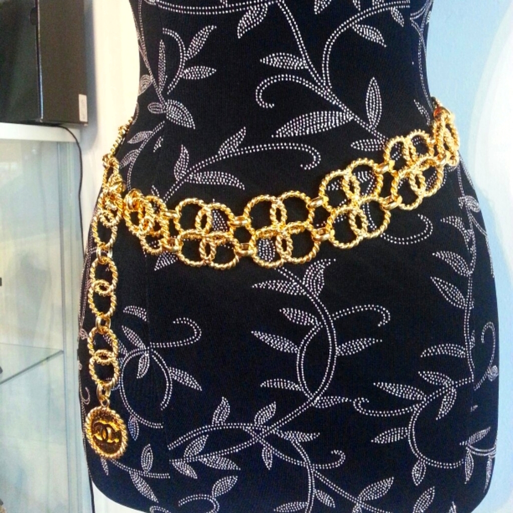 Authentic Chanel Chain Belt